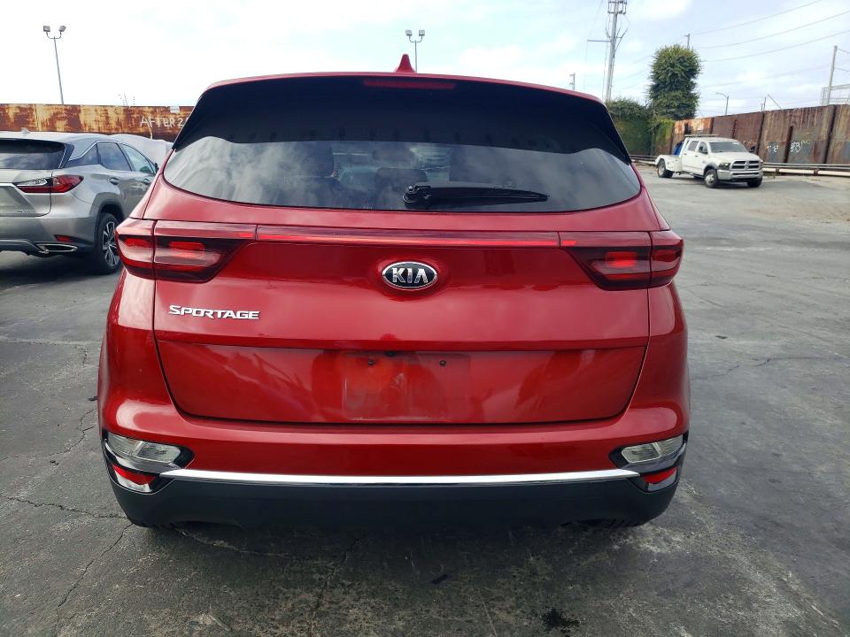 2022 Kia Sportage VIN KNDPMCAC5N7949751 COPART salvage auction — FRONT END, CA - SALVAGE CERTIFICATE, sold $4,300 on 2026-07-22 (photo 6)