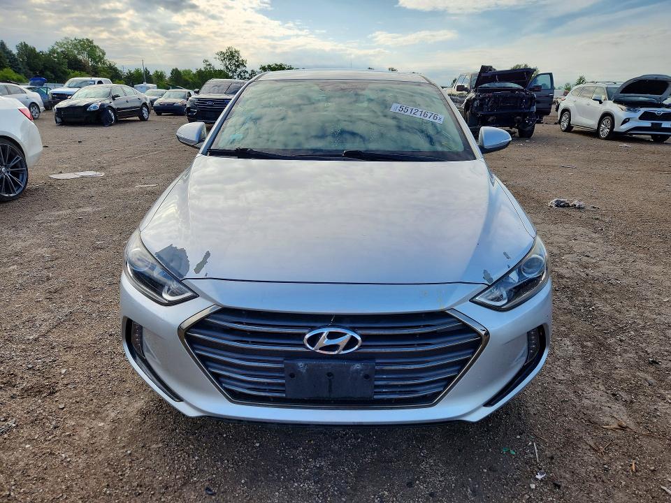 2017 Hyundai Elantra VIN 5NPD84LF7HH040625 COPART salvage auction — SIDE, Il - Salvage Certificate, sold $3,000 on 2026-07-09 (photo 5)