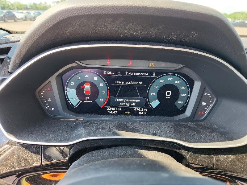 2024 Audi Q3 VIN WA1DECF35R1137538 COPART salvage auction — ALL OVER, Ct - Cert Of Title-Salvage, sold $8,600 on 2026-07-31 (photo 9)