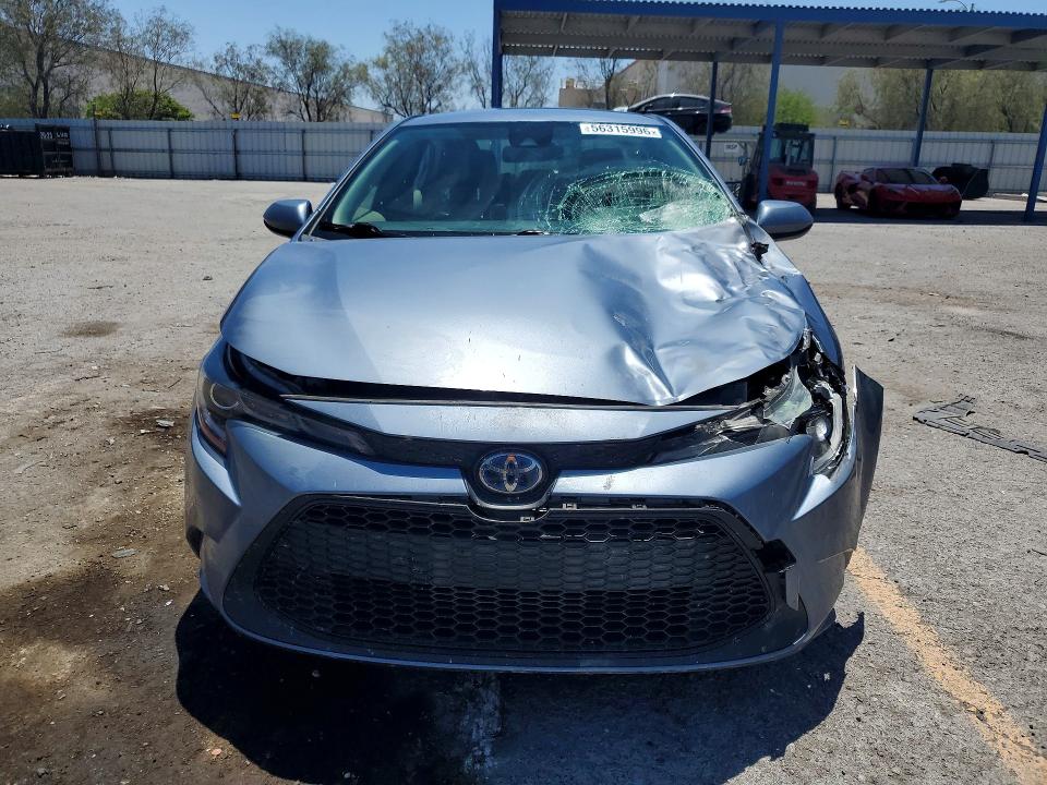 2020 Toyota Corolla VIN JTDEBRBEXLJ016489 COPART salvage auction — FRONT END, Or - Salvage Title Certificate, sold $150 on 2026-07-23 (photo 5)