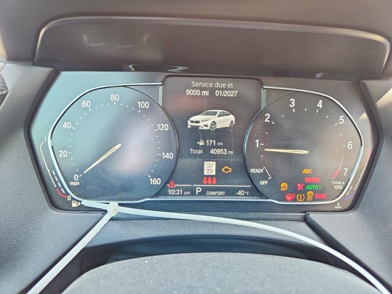 2021 BMW 2 series VIN WBA73AK00M7G52204 COPART salvage auction — SIDE, CA - SALVAGE CERTIFICATE, sold $3,500 on 2026-08-03 (photo 9)