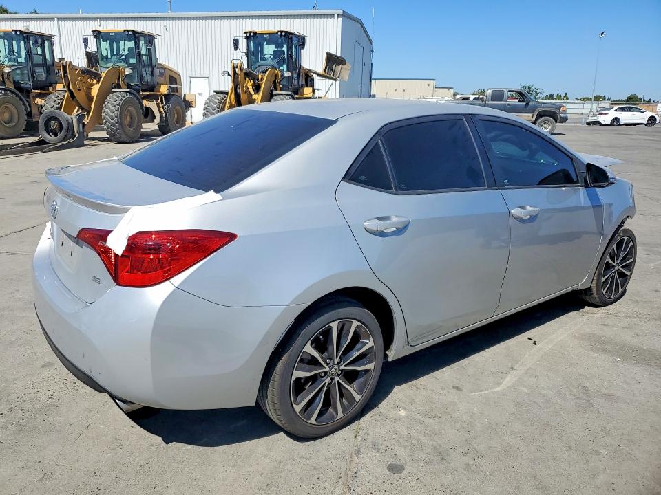 2017 Toyota Corolla VIN 5YFBURHE9HP691371 COPART salvage auction — FRONT END, Ca - Salvage Certificate, sold $1,800 on 2026-07-18 (photo 3)