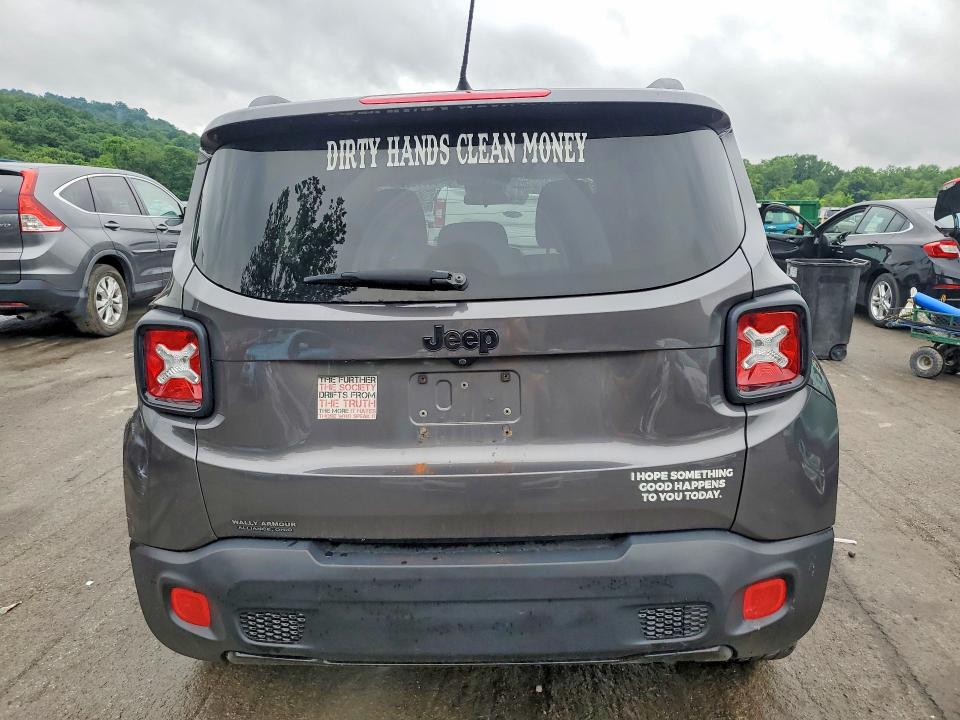 2017 Jeep VIN ZACCJABB1HPF21474 COPART salvage auction — FRONT END, PA - CERTIFICATE OF SALVAGE, sold $375 on 2026-07-02 (photo 6)