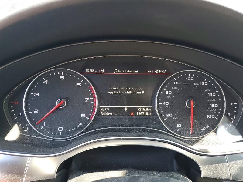 2012 Audi A6 VIN WAUHGAFC3CN130543 COPART salvage auction — MINOR DENT/SCRATCHES, Ma - Cert Of Title-Reconstrctd Coll, sold $2,300 on 2026-07-02 (photo 9)