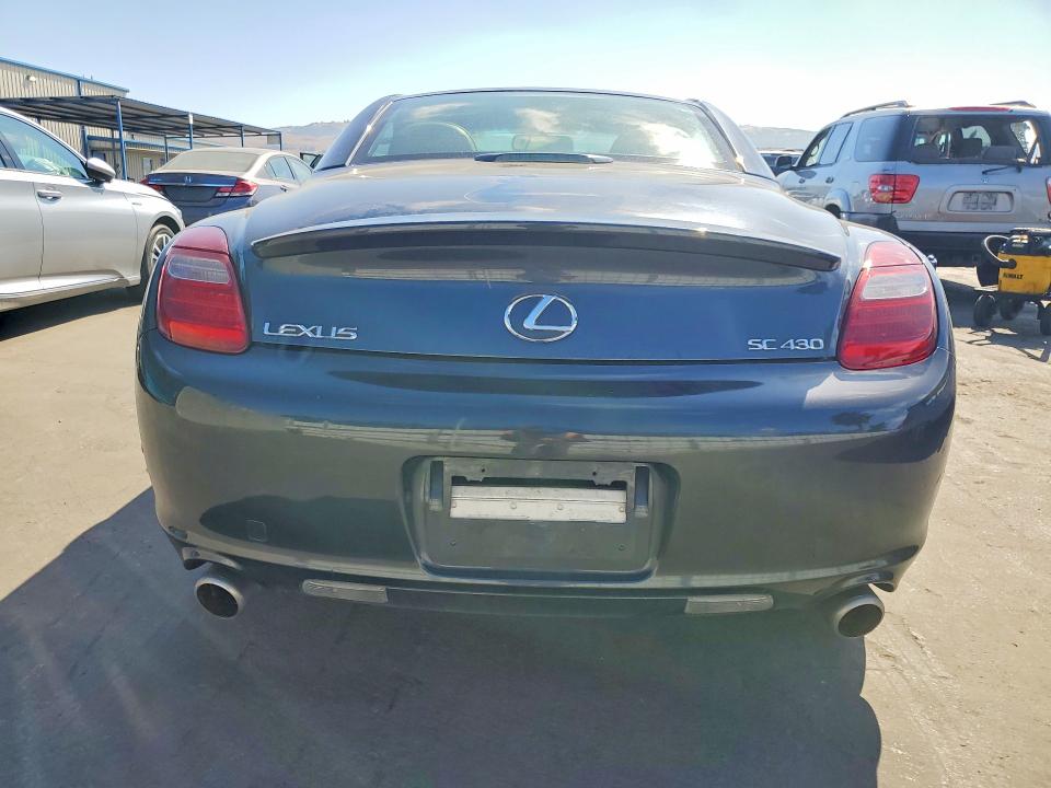 2008 Lexus Sc 430 VIN JTHFN45Y989018178 COPART salvage auction — FRONT END, CA - SALVAGE CERTIFICATE, sold $4,100 on 2026-07-09 (photo 6)