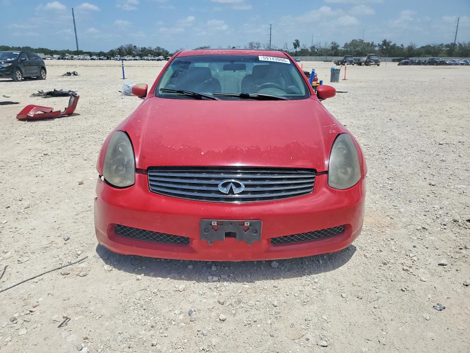2004 Infiniti G35 VIN JNKCV54E24M817632 COPART salvage auction — REAR END, TX - SALVAGE VEHICLE TITLE, sold $400 on 2026-08-27 (photo 5)