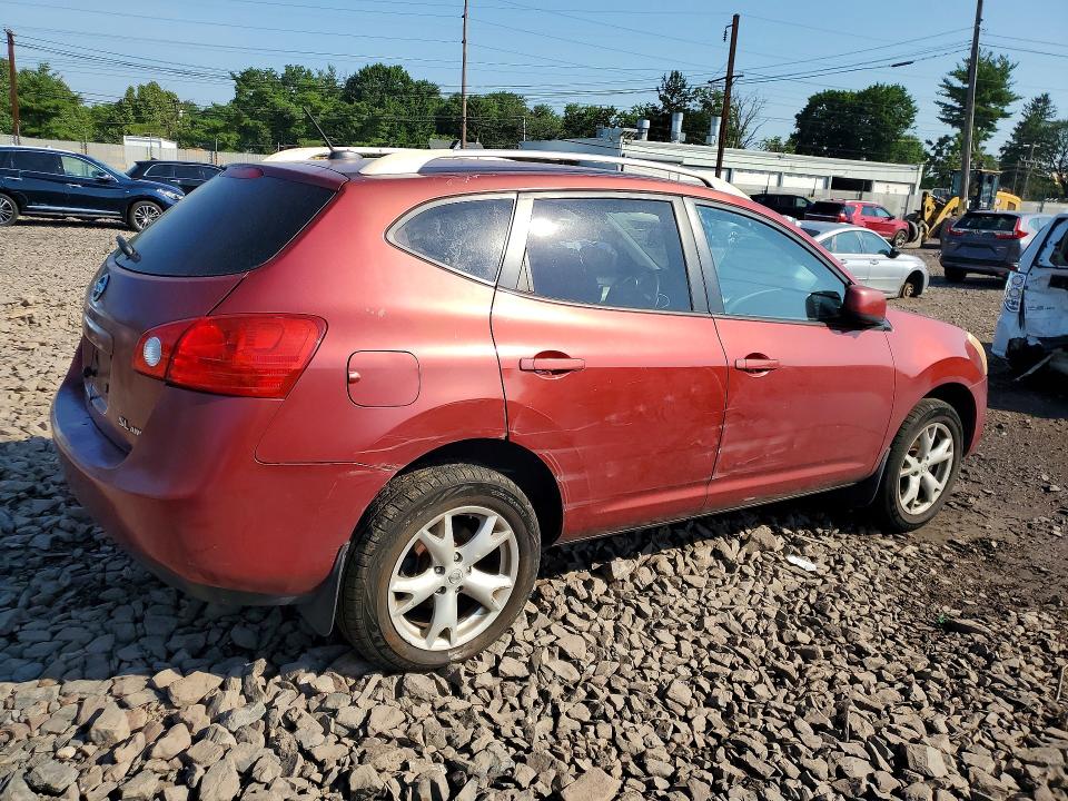 2008 Nissan Rogue VIN JN8AS58V08W139988 COPART salvage auction — FRONT END, PA - CERT OF SALV-R=RECONSTRUCTED, sold $700 on 2026-07-15 (photo 3)