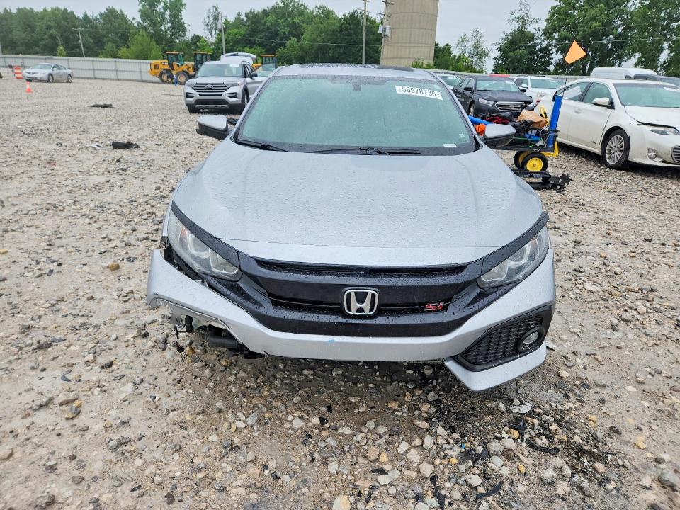 2018 Honda Civic VIN 2HGFC1E51JH709174 COPART salvage auction — FRONT END, Mi - Certificate Of Title, sold $5,400 on 2026-07-02 (photo 5)