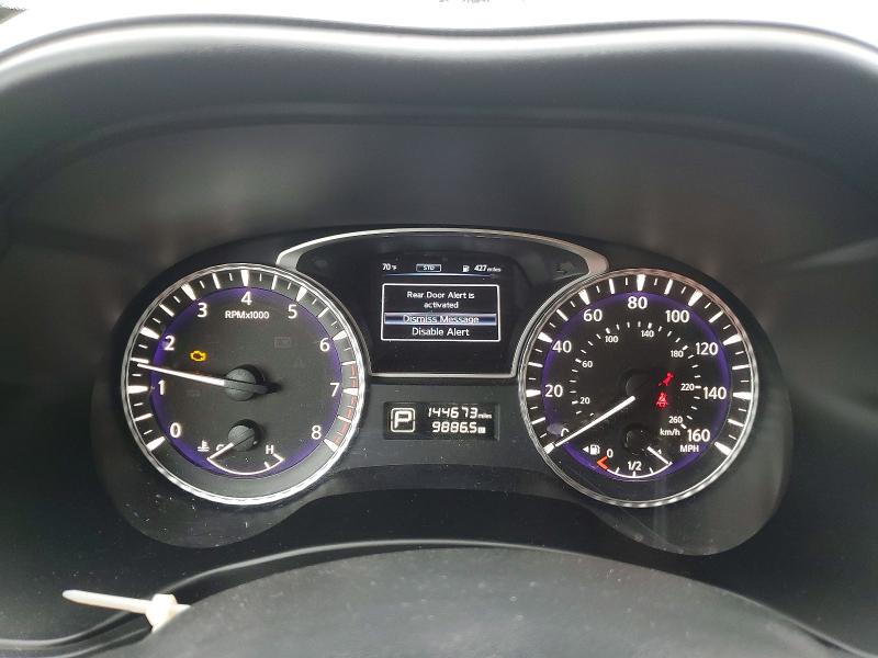 2018 Infiniti VIN 5N1DL0MM1JC524453 COPART salvage auction — FRONT END, Ma - Cert Of Title-Salvage, sold $900 on 2026-07-17 (photo 9)