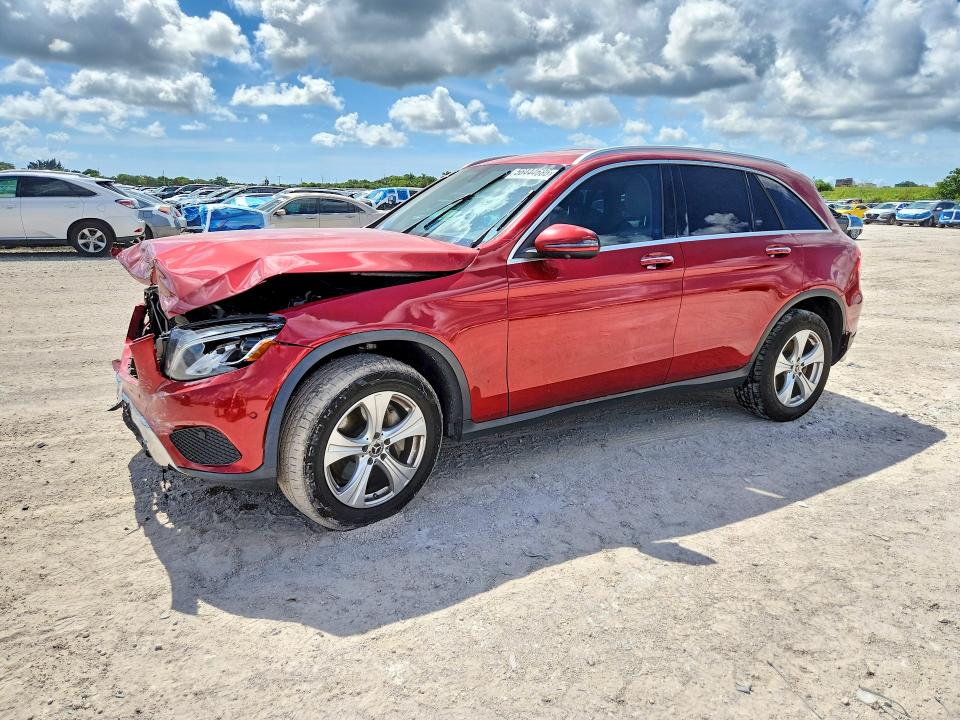 2018 Mercedes-benz Glc VIN WDC0G4JB6JV057630 COPART salvage auction — FRONT END, FL - CERT OF TITLE SLVG REBUILDABLE, sold $275 on 2026-07-23 (photo 1)