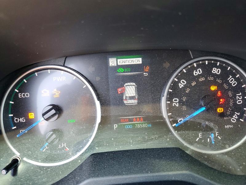 2022 Toyota Rav 4 VIN JTMB6RFV6NJ018633 COPART salvage auction — FRONT END, Ca - Salvage Certificate, sold $7,900 on 2026-07-15 (photo 9)