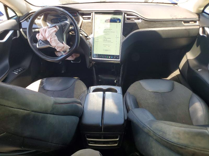 2015 Tesla Model s VIN 5YJSA1E20FF114287 COPART salvage auction — FRONT END, Ca - Certificate Of Title, sold $1,450 on 2026-07-07 (photo 8)