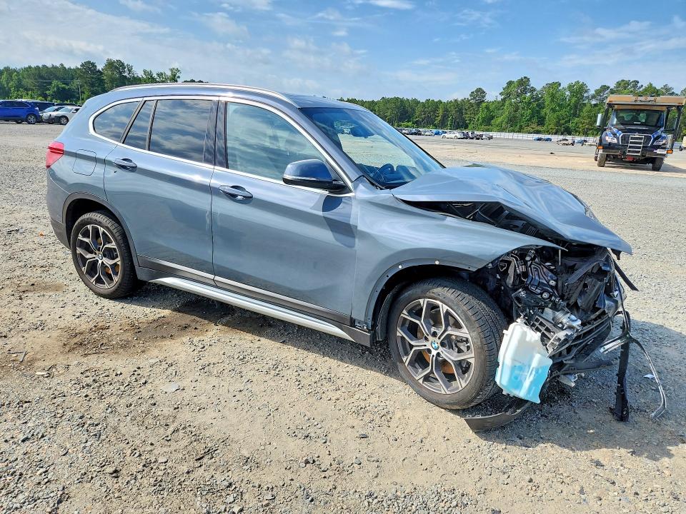 2021 BMW X1 VIN WBXJG9C03M5U39222 COPART salvage auction — FRONT END, Nc - Salvage Certificate Of Title, sold $1,950 on 2026-08-03 (photo 4)