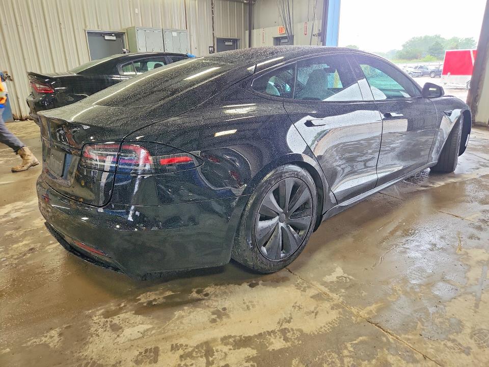 2024 Tesla Model s VIN 5YJSA1E52RF543624 COPART salvage auction — SIDE, Il - Salvage Certificate, sold $10,300 on 2026-07-21 (photo 3)