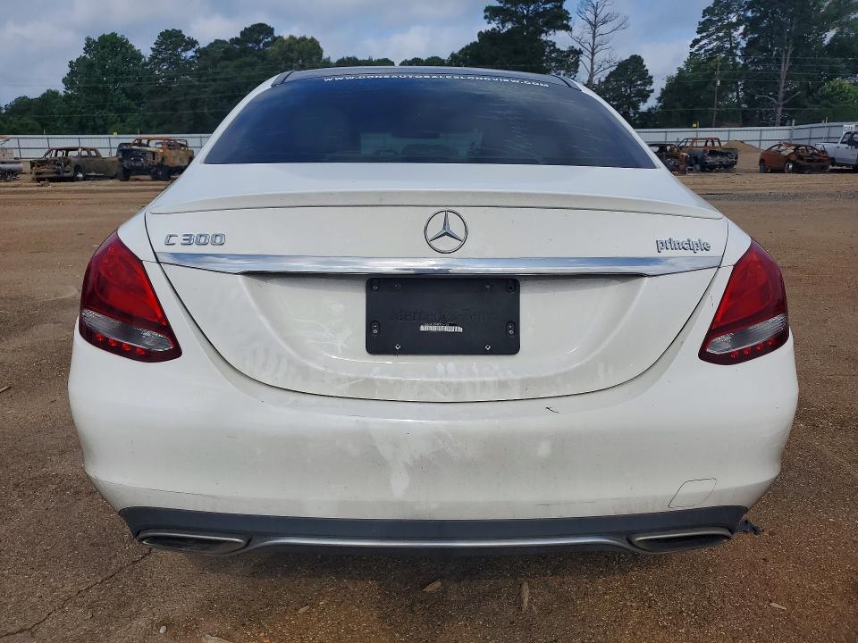 2017 Mercedes-benz C-klasse VIN WDDWF4JB0HR306726 COPART salvage auction — UNDERCARRIAGE, Salvage Title, sold $5,300 on 2026-08-03 (photo 6)