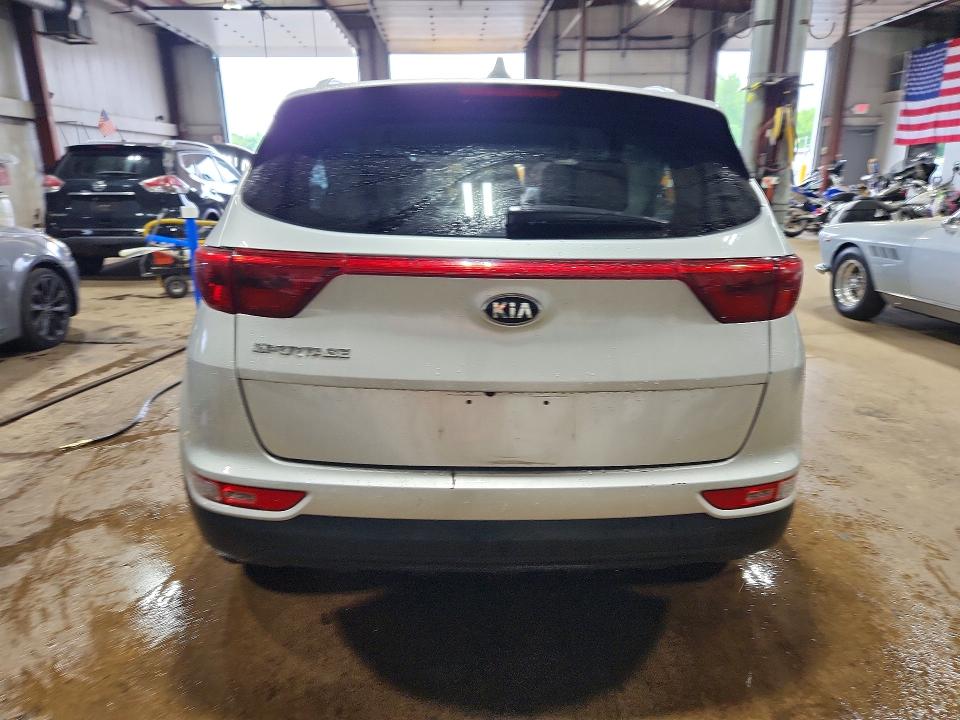 2019 Kia Sportage VIN KNDPMCAC4K7558537 COPART salvage auction — VANDALISM, Ct - Cert Of Title-Salvage, sold $475 on 2026-07-28 (photo 6)