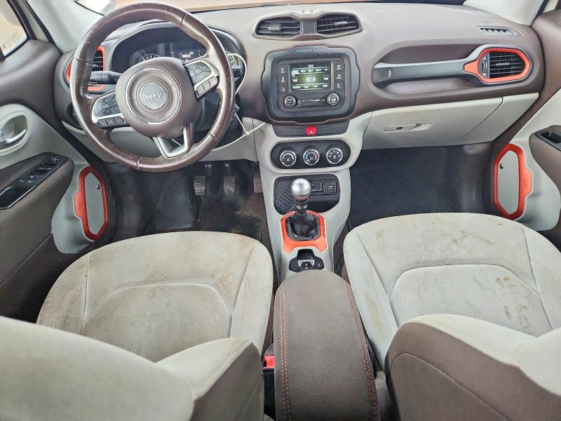 2016 Jeep Renegade VIN ZACCJABW6GPC61574 COPART salvage auction — FRONT END, AL - CERT OF TITLE-SALVAGE TITLE, sold $1,600 on 2026-07-29 (photo 8)