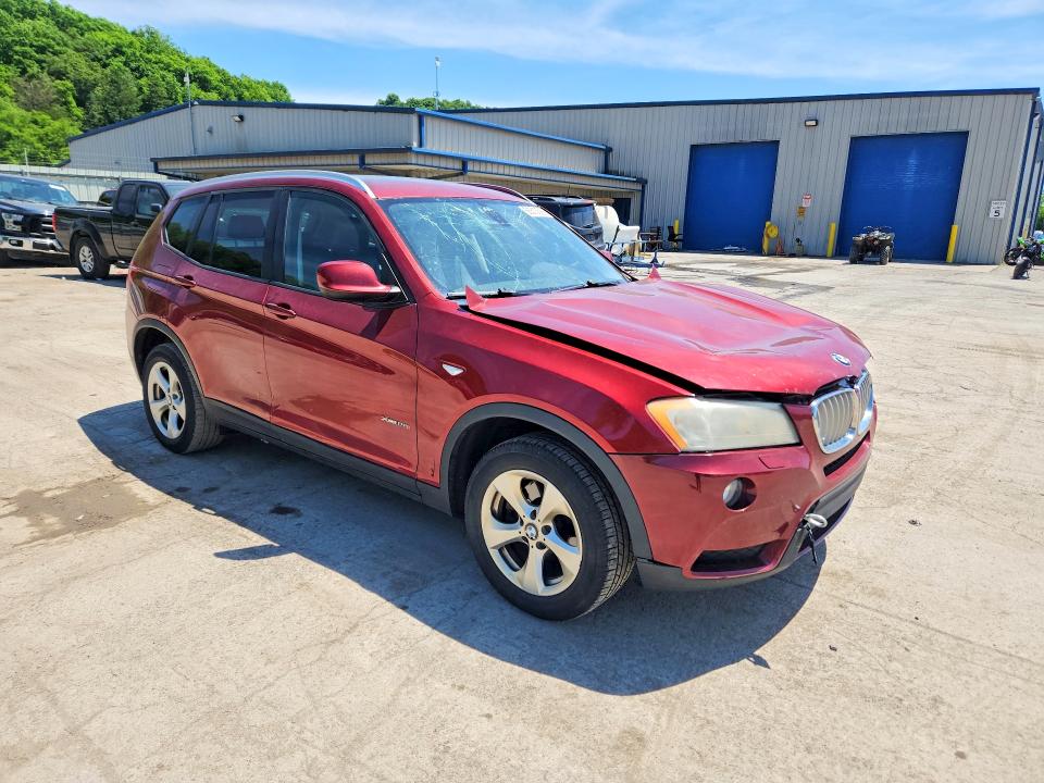 2011 BMW X3 VIN 5UXWX5C56BL706934 COPART salvage auction — FRONT END, Pa - Certificate Of Salvage, sold $1,100 on 2026-07-02 (photo 4)