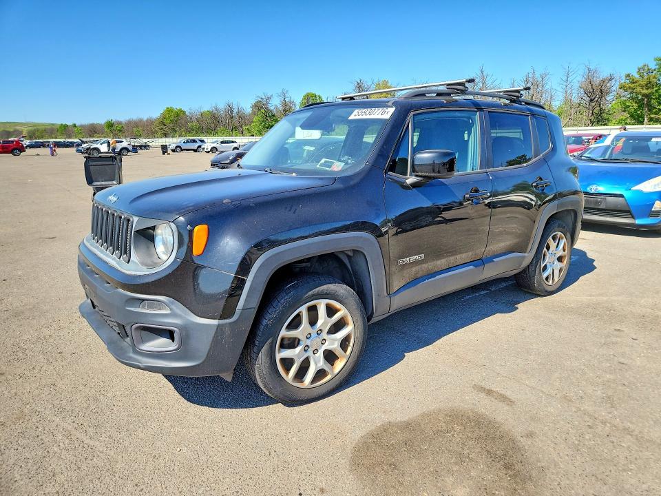 2016 Jeep Renegade VIN ZACCJBBT4GPC88168 COPART salvage auction — MINOR DENT/SCRATCHES, Ny - Certificate Of Title, sold $475 on 2026-07-27 (photo 1)