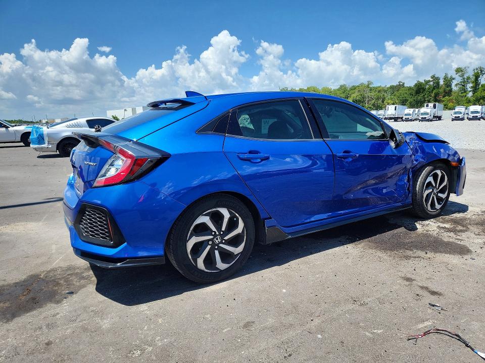 2018 Honda Civic VIN SHHFK7H4XJU202852 COPART salvage auction — FRONT END, Fl - Cert Of Title Slvg Rebuildable, sold $1,550 on 2026-07-13 (photo 3)