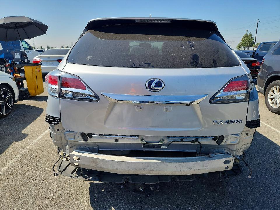 2013 Lexus Rx VIN JTJZB1BA2D2410092 COPART salvage auction — FRONT END, Ca - Salvage Certificate, sold $4,150 on 2026-07-09 (photo 6)