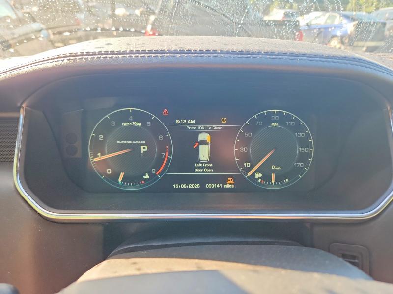 2016 Land rover RANGE ROVER VIN SALGS2EF8GA264727 COPART salvage auction — FRONT END, Md - Cert Of Salvage > 75% Damage, sold $5,700 on 2026-07-31 (photo 9)