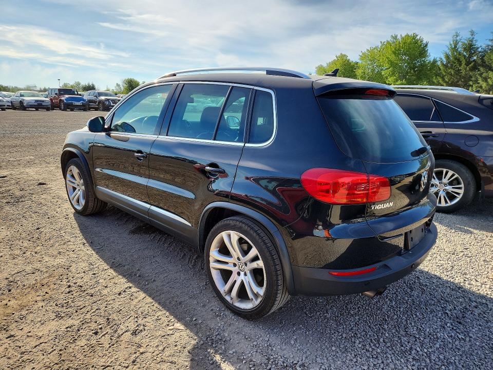 2012 Volkswagen Tiguan VIN WVGBV7AX3CW583921 COPART salvage auction — FRONT END, ON - PERMIT SALVAGE, sold $1,050 on 2026-08-13 (photo 2)