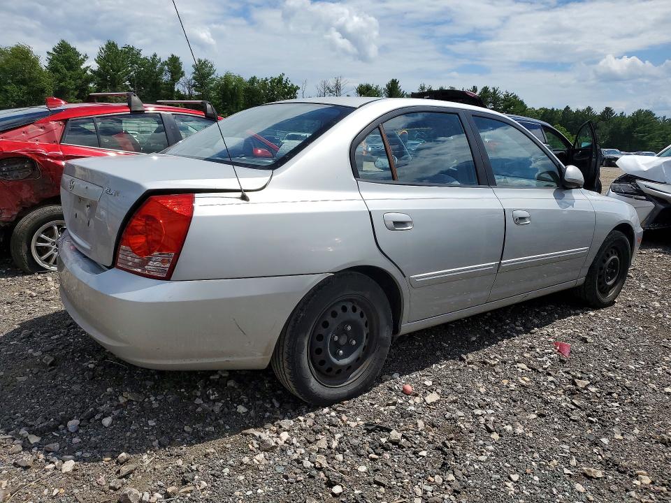 2006 Hyundai Elantra VIN KMHDN46D16U378443 COPART salvage auction — REAR END, Md - Cert Of Salvage > 75% Damage, sold $225 on 2026-07-06 (photo 3)