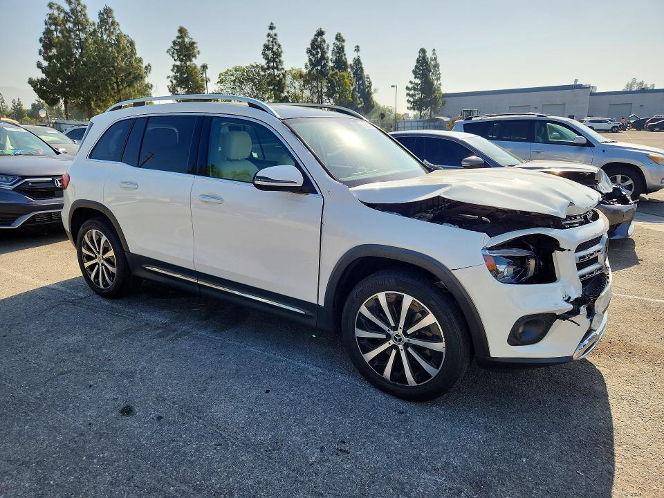 2022 Mercedes-benz Glb VIN W1N4M4GB1NW236982 COPART salvage auction — FRONT END, Ca - Salvage Certificate, sold $9,300 on 2026-07-02 (photo 4)