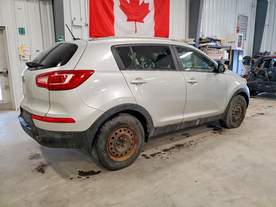 2012 Kia Sportage VIN KNDPB3A26C7284143 COPART salvage auction — MECHANICAL, On - Permit No Brand - Unfit, sold $2,150 on 2026-07-07 (photo 3)