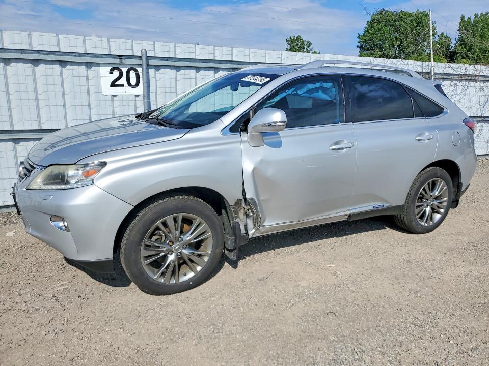 2013 Lexus Rx VIN JTJBC1BA8D2437974 COPART salvage auction — SIDE, On - Permit No Brand - Unfit, sold $150 on 2026-07-28 (photo 1)
