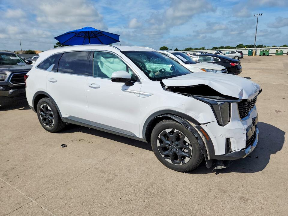 2024 Kia Sorento VIN 5XYRL4JC2RG286410 COPART salvage auction — FRONT END, TX - SALVAGE VEHICLE TITLE (P), sold $4,050 on 2026-07-23 (photo 4)