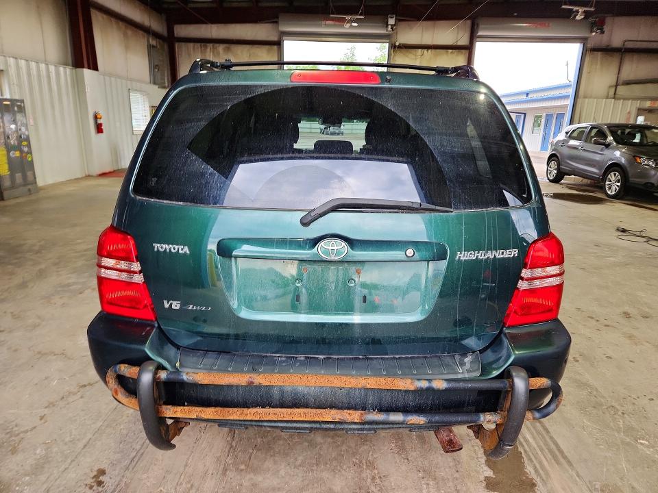 2003 Toyota Highlander VIN JTEHF21A330107841 COPART salvage auction — FRONT END, NY - MV-907A SALVAGE CERTIFICATE, sold $400 on 2026-07-06 (photo 6)
