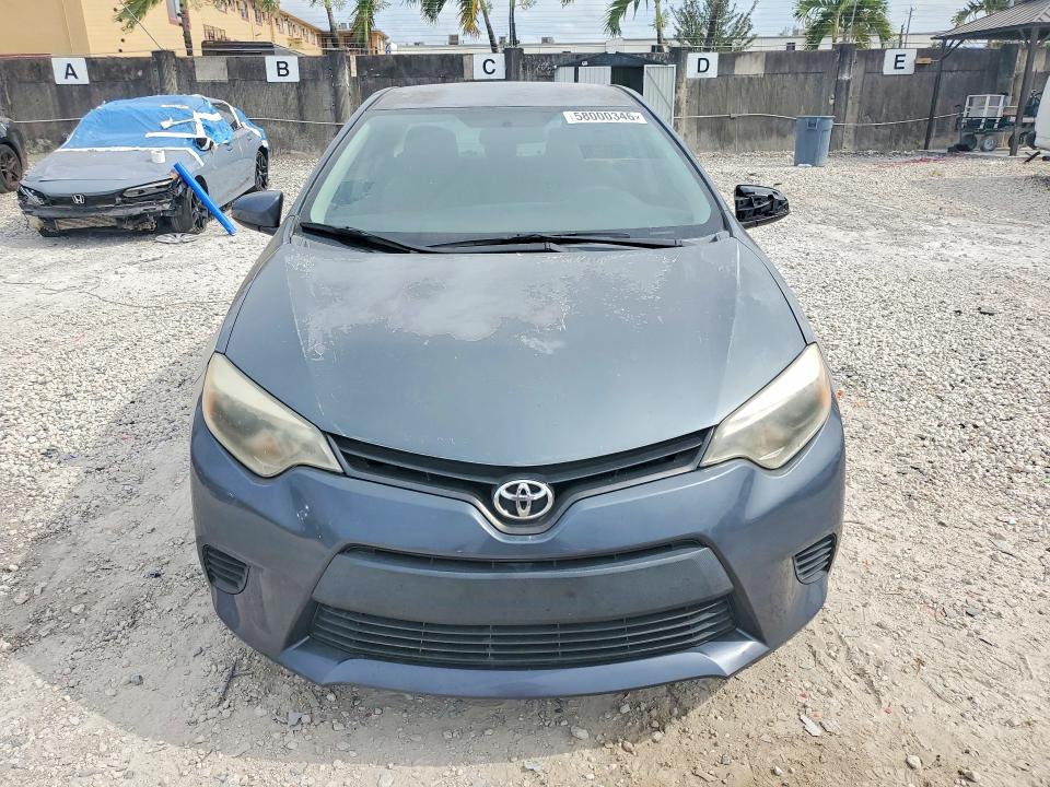2016 Toyota Corolla VIN 5YFBURHE2GP509041 COPART salvage auction — NORMAL WEAR, FL - CERT OF TITLE SLVG REBUILDABLE, sold $3,250 on 2026-07-10 (photo 5)