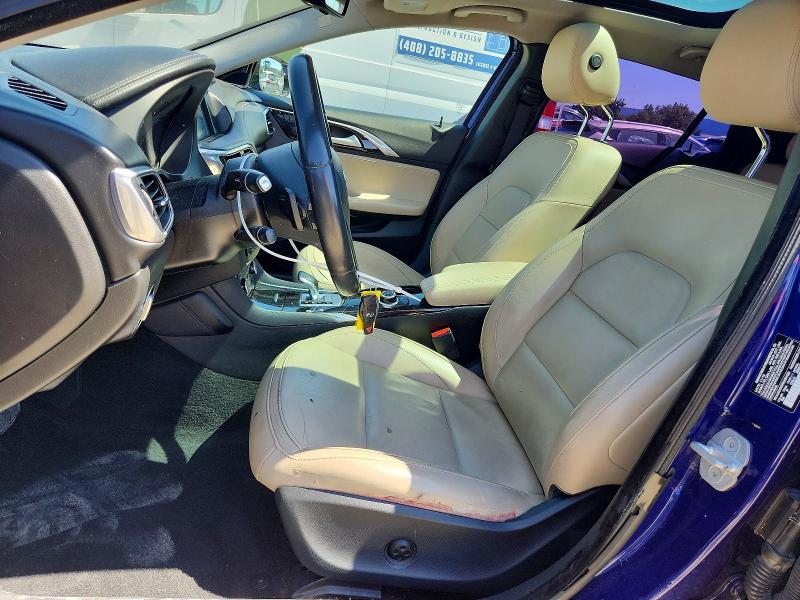 2017 Infiniti Qx30 VIN SJKCH5CP5HA031629 COPART salvage auction — FRONT END, Ca - Salvage Certificate, sold $2,650 on 2026-07-14 (photo 7)