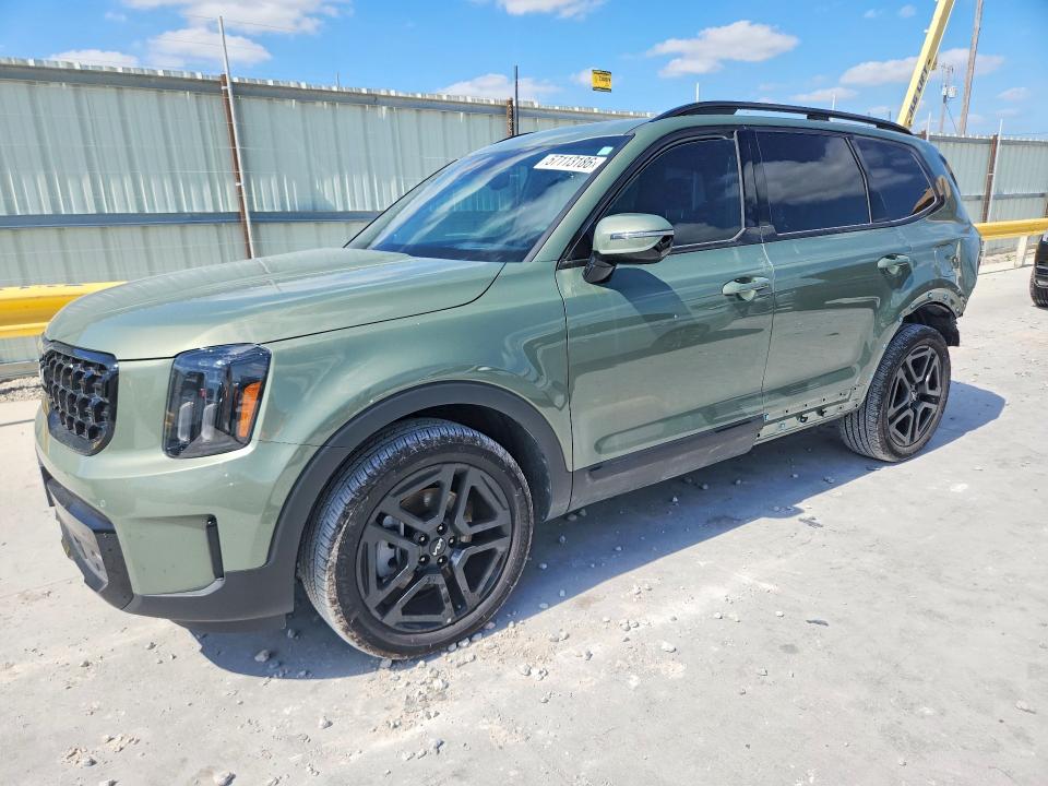 2024 Kia Telluride VIN 5XYP5DGC9RG487553 COPART salvage auction — REAR END, Tx - Salvage Vehicle Title, sold $19,700 on 2026-07-24 (photo 1)