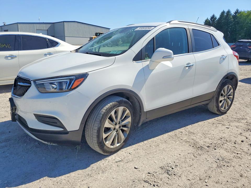2017 Buick Encore VIN KL4CJASBXHB162856 COPART salvage auction — FRONT END, Ny - Mv-907A Salvage Certificate, sold $925 on 2026-07-06 (photo 1)