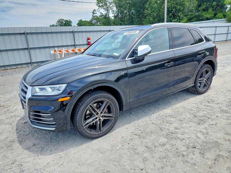 2018 Audi Sq5 VIN WA1A4AFY4J2086585 COPART salvage auction — SIDE, Nc - Salvage Certificate Of Title, sold $7,800 on 2026-08-12 (photo 1)