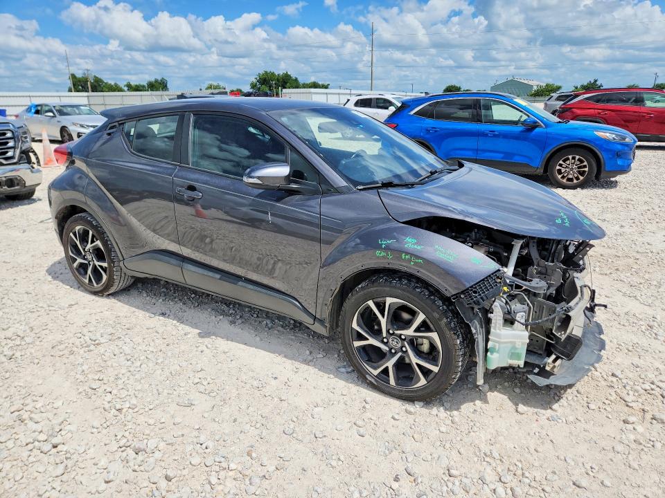 2018 Toyota C-hr VIN NMTKHMBX9JR030324 COPART salvage auction — FRONT END, Tx - Salvage Vehicle Title, sold $125 on 2026-07-23 (photo 4)