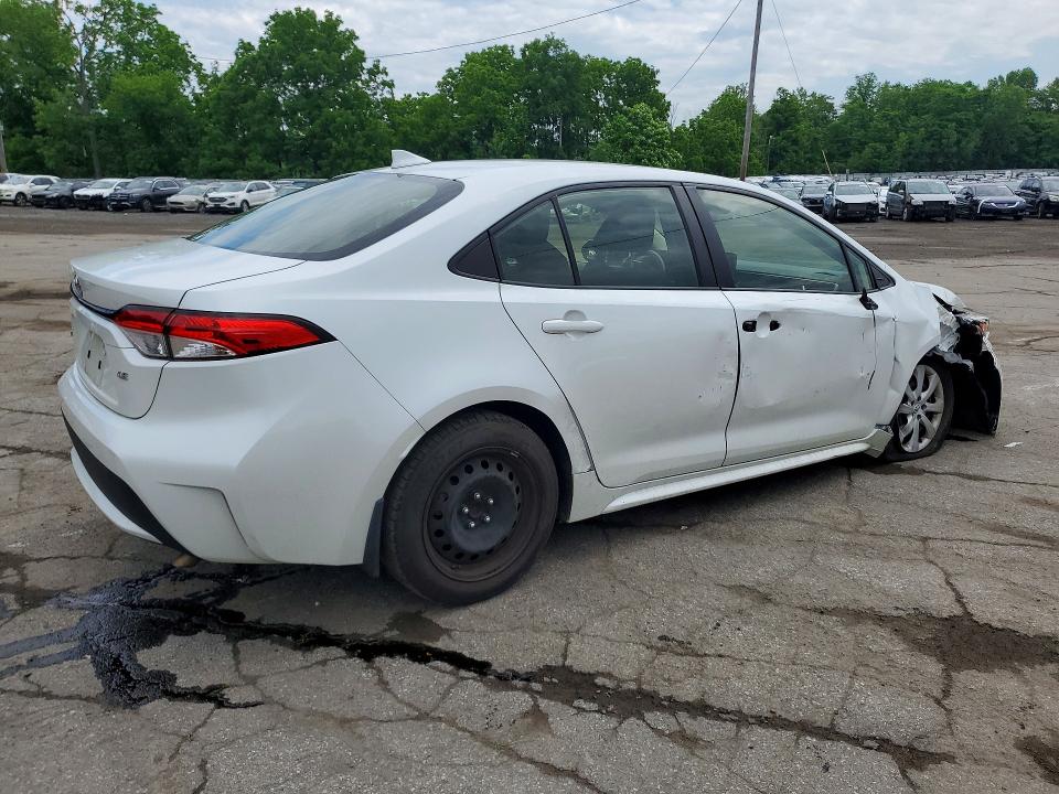 2022 Toyota VIN JTDEPMAE0N3015381 COPART salvage auction — FRONT END, Ny - Mv-907A Salvage Certificate, sold $4,100 on 2026-07-07 (photo 3)