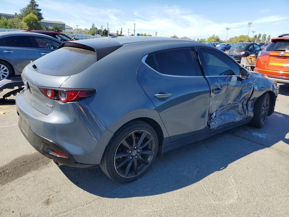 2019 Mazda 3 VIN JM1BPBNM4K1138942 COPART salvage auction — FRONT END, Ca - Salvage Certificate, sold $2,850 on 2026-07-31 (photo 3)