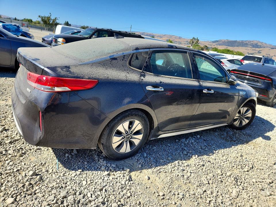 2017 Kia Optima hybrid VIN KNAGT4LE1H5008981 COPART salvage auction — FRONT END, CA - SALVAGE CERTIFICATE, sold $525 on 2026-07-16 (photo 3)