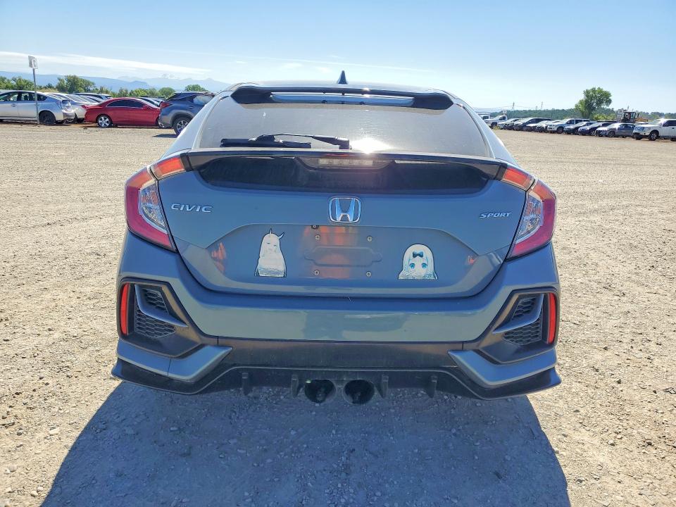 2020 Honda VIN SHHFK7G40LU207109 COPART salvage auction — FRONT END, Ca - Salvage Certificate, sold $3,050 on 2026-07-17 (photo 6)