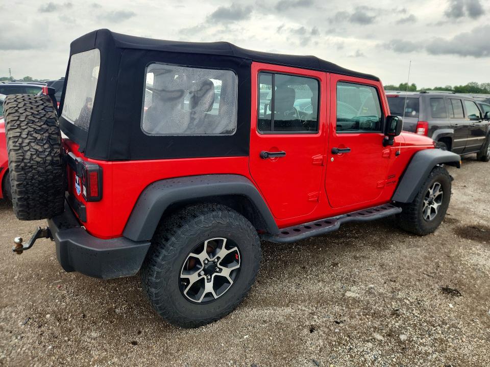 2018 Jeep Wrangler / VIN 1C4BJWDG7JL899262 COPART salvage auction — FRONT END, Il - Salvage Certificate, sold $7,200 on 2026-08-25 (photo 3)