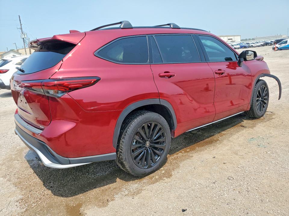 2023 Toyota Highlander VIN 5TDKDRAH1PS021968 COPART salvage auction — FRONT END, TX - CERTIFICATE OF TITLE, sold $175 on 2026-07-28 (photo 3)