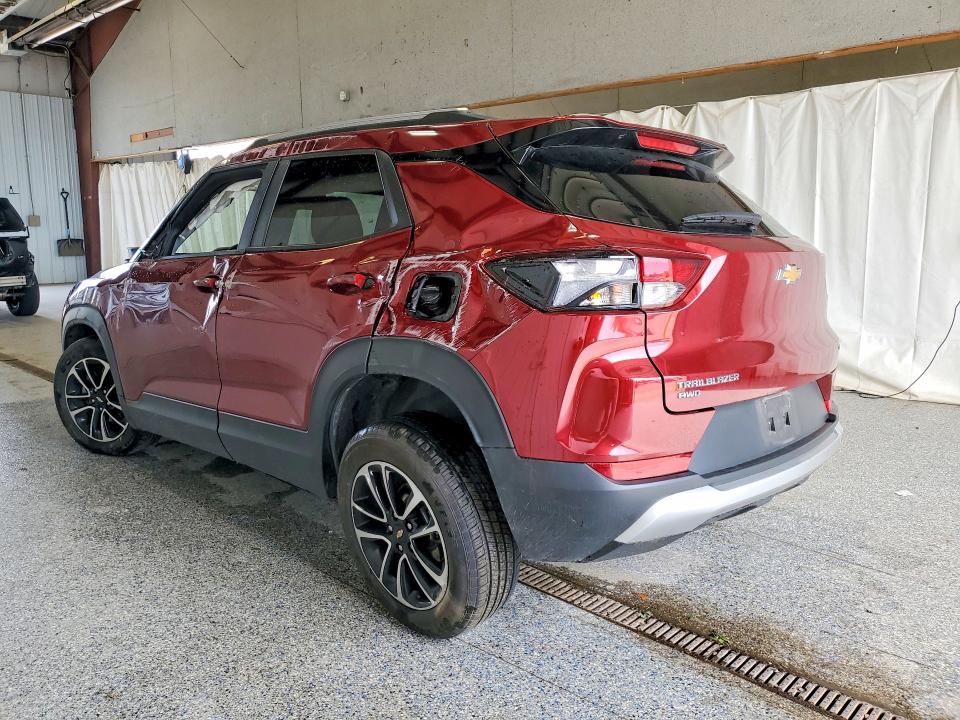 2025 Chevrolet Trail blazer VIN KL79MRSL8SB067571 COPART salvage auction — SIDE, NC - CERTIFICATE OF TITLE (P), sold $3,600 on 2026-07-13 (photo 2)