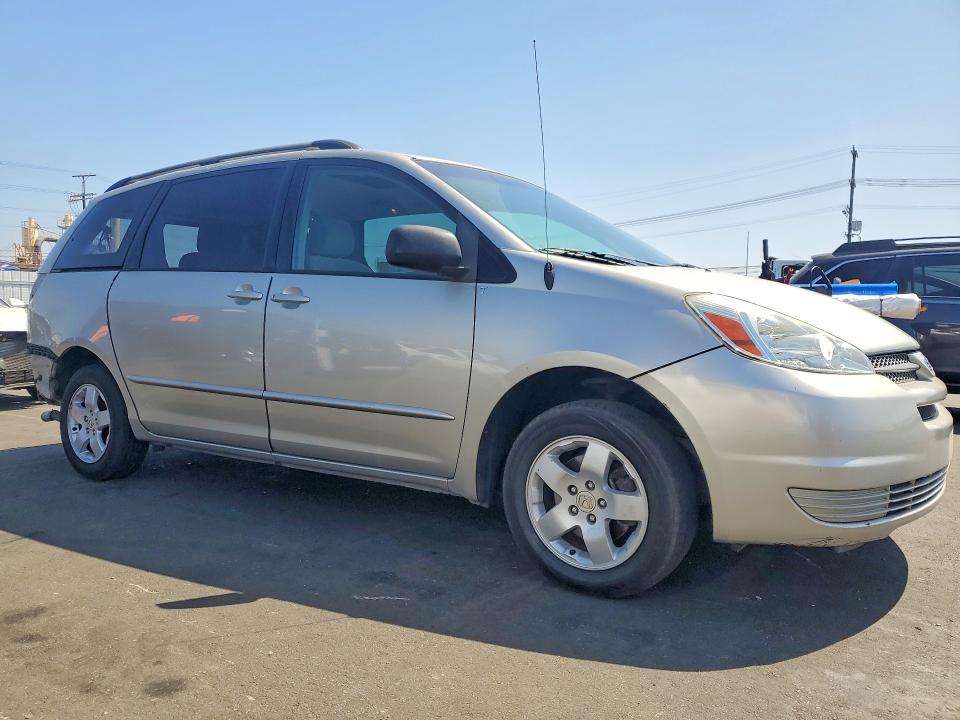 2005 Toyota Sienna VIN 5TDZA23C05S237260 COPART salvage auction — REAR END, Ca - Salvage Certificate, sold $825 on 2026-07-27 (photo 4)