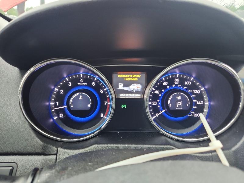 2014 Hyundai Sonata VIN 5NPEC4AC8EH811617 COPART salvage auction — FRONT END, Al - Cert Of Title-Salvage Title, sold $250 on 2026-07-27 (photo 9)