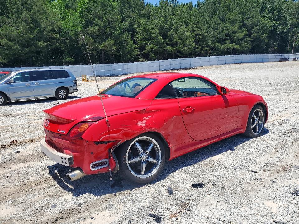 2005 Lexus Sc VIN JTHFN48Y950068669 COPART salvage auction — REAR END, GA - CERT OF TITLE-SALVAGE, sold $850 on 2026-07-29 (photo 3)