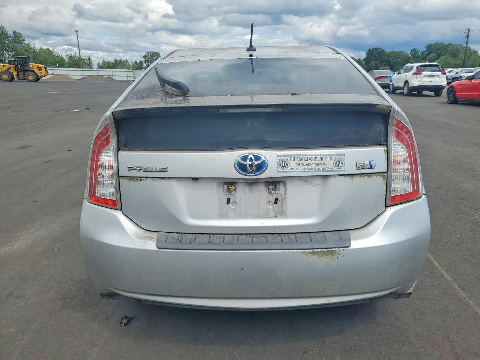2012 Toyota Prius VIN JTDKN3DUXC1516440 COPART salvage auction — NORMAL WEAR, Or - Non Public Clean Title, sold $1,650 on 2026-07-15 (photo 6)